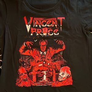shirt with official Vincent Price sanctioned artwork.